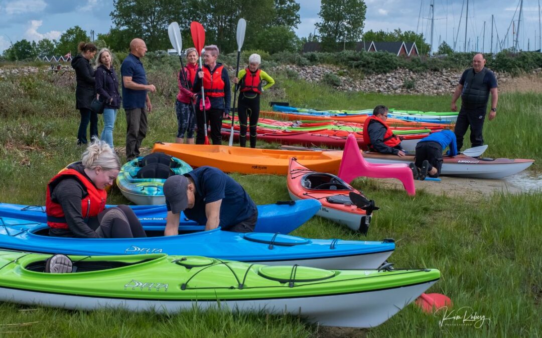 Prøv at ro kajak – ved SKVULP i Hørby havn