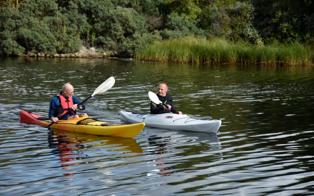 Senior kajaktur på Roskilde Fjord