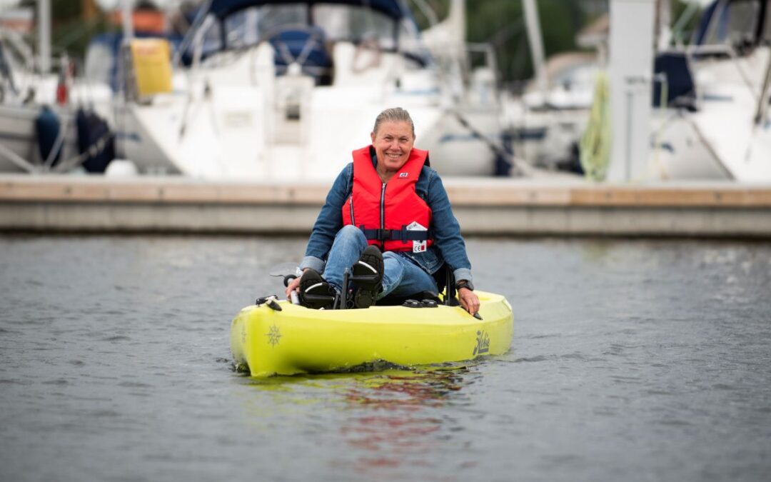 Senior kajakkursus i Pedalkajak – på stranden