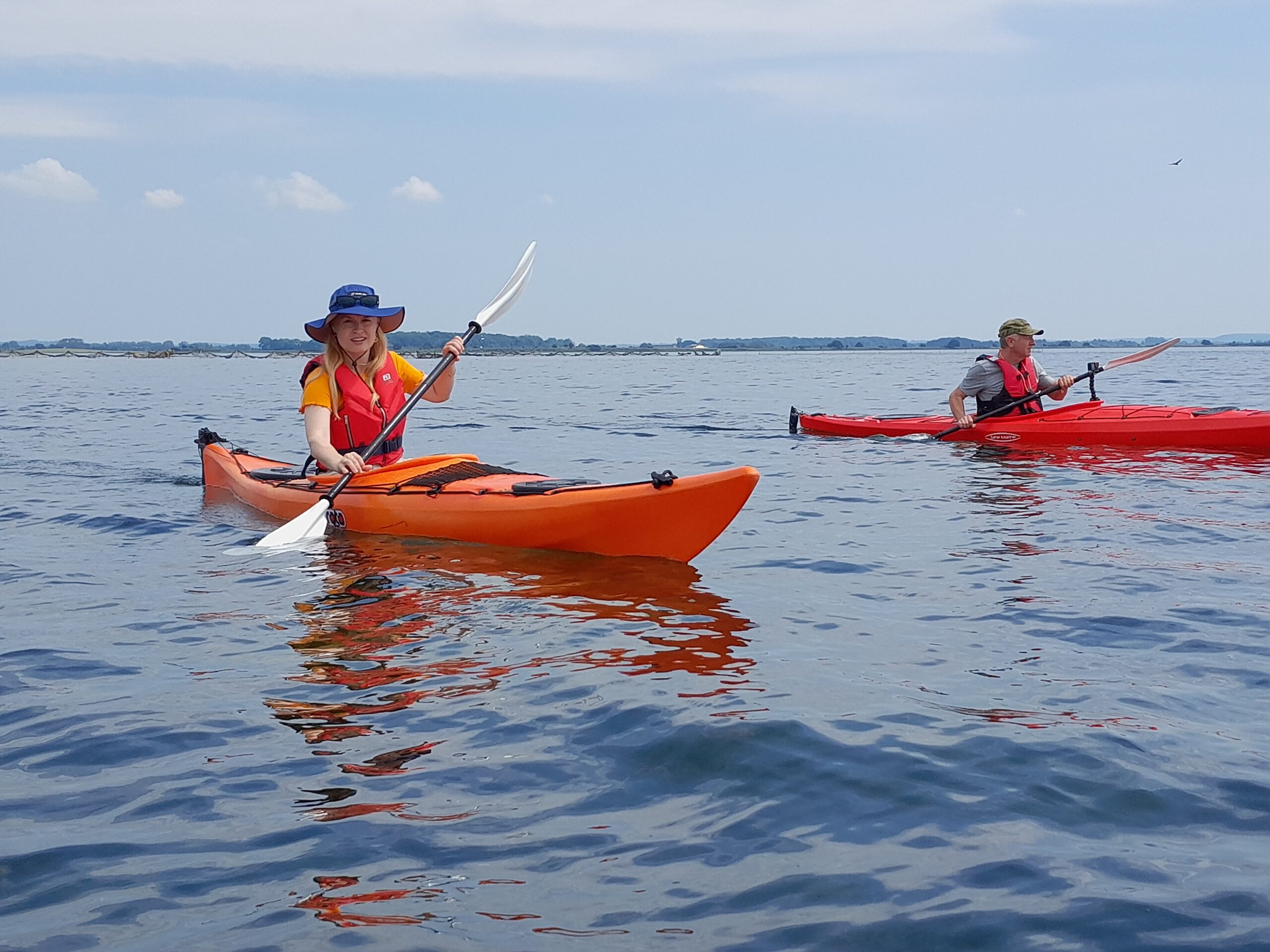 Kajaktur på Roskilde Fjord