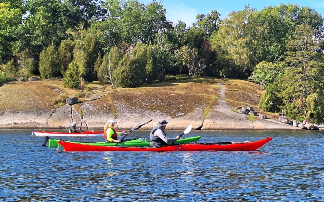 Kajaktur i Järnavik Blekinge Skærgård