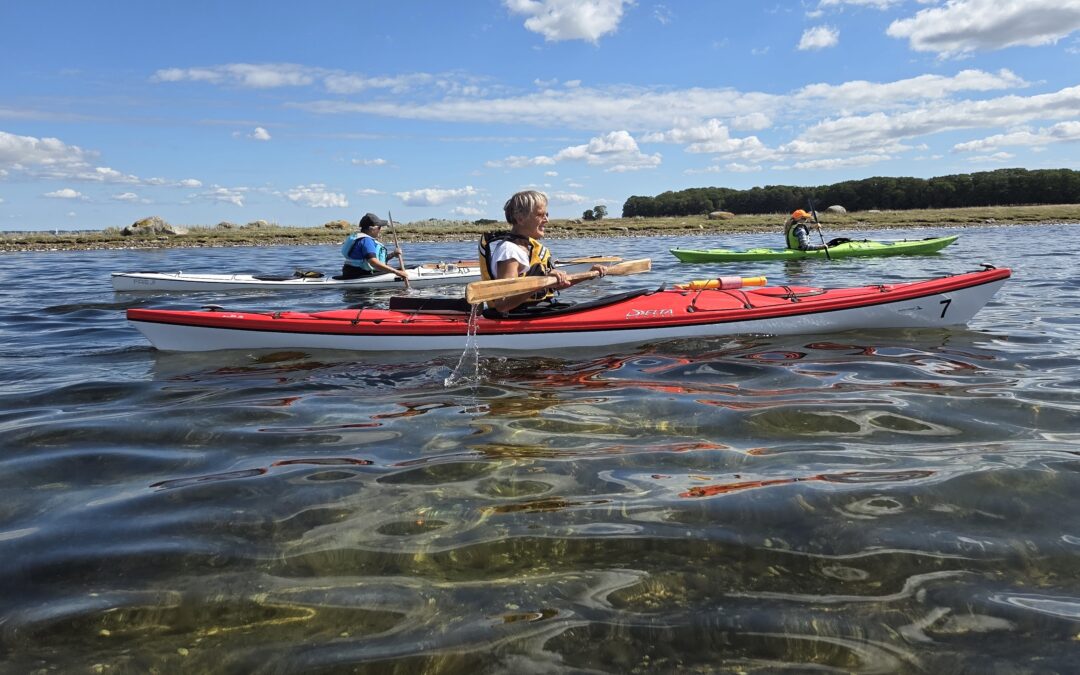 Kajaktur fredag aften på fjorden til Bolund halvø – solnedgangstur