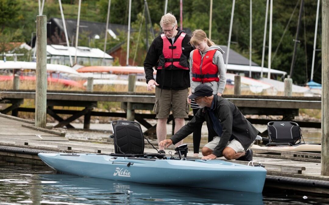 Prøv en fiskekajak fra Hobie eller Pelican